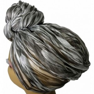 Headbands Head Wrap Scarf Turban - Long Black Head Scarf Wrap Turban Hair Scarf Tie Color Headband 1 or 2 Set - CW193YITLZI $...