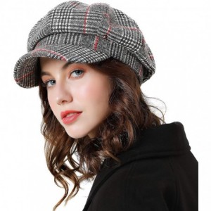 Berets Women Beret Newsboy Hat French Cotton Cap Classic Autumn Spring Winter Hats - CH18LATHMSA $33.07
