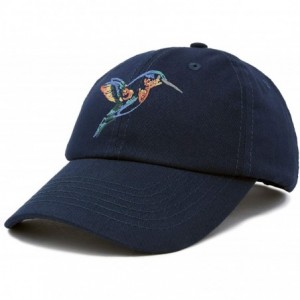 Baseball Caps Hummingbird Hat Baseball Cap Mom Nature Wildlife Birdwatcher Gift - Navy Blue - CJ18SN04ME4 $13.74