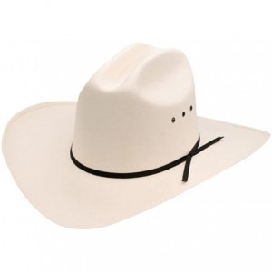 Cowboy Hats Low Crown Cattleman Straw Hat Elastic - CC12LRU13EP $66.17