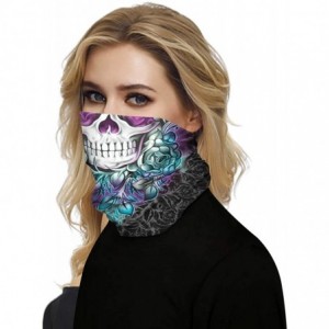 Balaclavas Seamless Rave Bandana Face Mask Neck Gaiter Scarf Headwear Balaclava for Men Women Dust Wind Sun Protection - CO19...