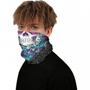 Balaclavas Seamless Rave Bandana Face Mask Neck Gaiter Scarf Headwear Balaclava for Men Women Dust Wind Sun Protection - CO19...