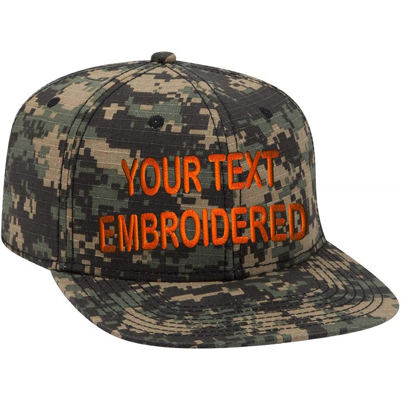 Baseball Caps Custom Snapback Hat Otto Embroidered Your Own Text Flatbill Bill Snapback - CY18IWH6ZI7 $28.15