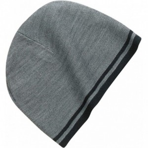 Baseball Caps Port & Company - Fine Knit Skull Cap with Stripes. CP93 - Athletic Oxford/Black - CB182W8E85O $20.91