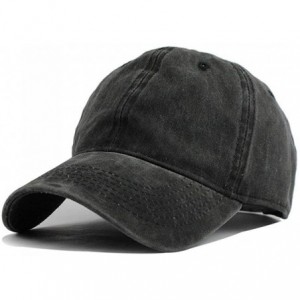 Baseball Caps Dead & Company 100% Cotton Pigment Dyed Low Profile Six Panel Cap Hat Red - Black - CJ18R5IIC8N $20.93
