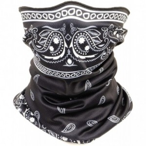 Balaclavas Balaclava Neck Gaiters Face Scarf Unisex Headwear Stretchy Bandana Dust Scarf Headbands - Paisley - C7198SL8QO6 $1...