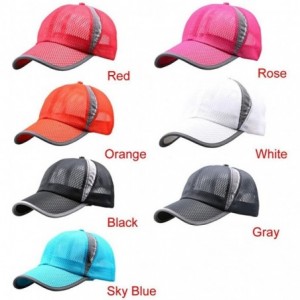 Baseball Caps Caps- Unisex Baseball Cap Punk Style Rivet Hat Silver Spikes Studs Snapback Caps Hip Hop Hat - Hot Pink - CW12G...