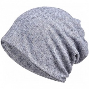 Skullies & Beanies Women's Chemo Hat Beanie Scarf Liner for Turban Hat Headwear for Cancer - Gray - CZ18HHWDO2Z $22.85