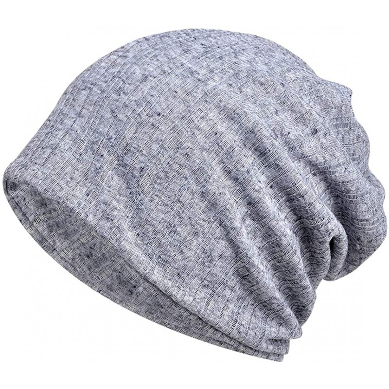 Skullies & Beanies Women's Chemo Hat Beanie Scarf Liner for Turban Hat Headwear for Cancer - Gray - CZ18HHWDO2Z $13.02