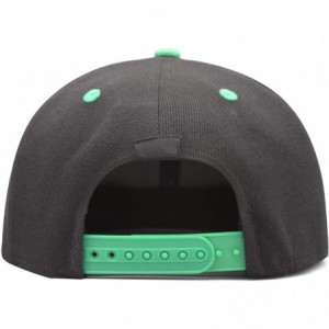 Baseball Caps Mens Womens Printing Adjustable Meshback Hat - Green - CY18N00W69Y $15.11