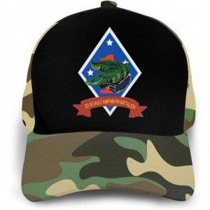 Baseball Caps Marines U-S-M-C 3rd Assault Amphibian Battalion Unisex Adult Hats Classic Baseball Caps Peaked Cap - Moss Green...