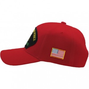 Baseball Caps USARV - US Army Vietnam Veteran Hat/Ballcap Adjustable One Size Fits Most - Red - C318ROUWGIN $26.51