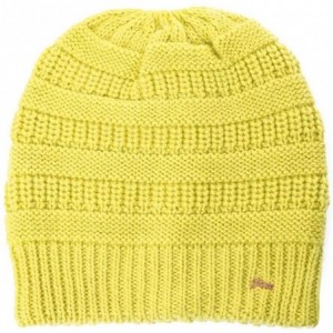 Skullies & Beanies Wool Knitted Visor Beanie Winter Hat for Women Newsboy Cap Warm Soft Lined - 99724_mustard - CA18KLDEISM $...