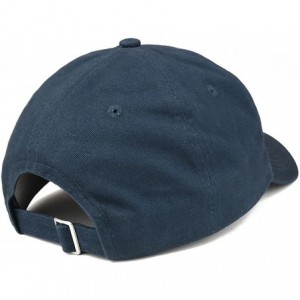 Baseball Caps Father of The Bride Embroidered Wedding Party Brushed Cotton Cap - Navy - CK18CUKT8MH $15.55