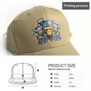 Baseball Caps Custom Baseball Cap Snapback Hiphop Hats Design Your Text Name or Logo - 3 Black&blue - CE182LWL4Z4 $50.46