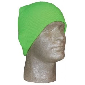 Skullies & Beanies Products Beanie Knit Cap - Fluorescent Green - C511IHZSX01 $20.98