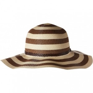 Sun Hats Roll-N-Go Sun Hat - Brown/Tan Stripe - C3180A9E0ZA $26.14