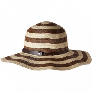 Sun Hats Roll-N-Go Sun Hat - Brown/Tan Stripe - C3180A9E0ZA $11.62