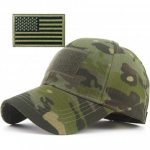 Baseball Caps Camouflage Baseball American Tactical Operator - Woodland - CK18AQ0LEUD $27.54