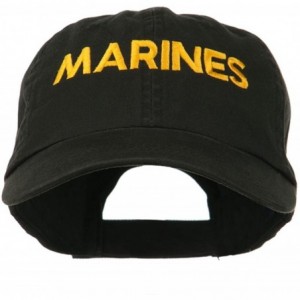 Baseball Caps Military Occupation Letter Embroidered Unstructured Cap - Marines - CX11ND5KQZZ $51.91