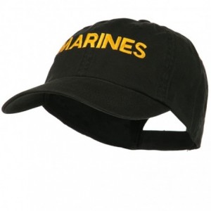 Baseball Caps Military Occupation Letter Embroidered Unstructured Cap - Marines - CX11ND5KQZZ $53.11