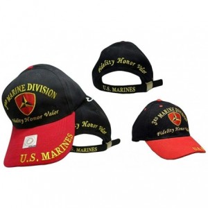 Skullies & Beanies Infinity Superstore Marine Corps EGA 3rd Division Fidelity Honor Valor Hat 407C-Black-One SizeAdjustable -...