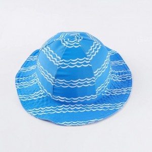 Sun Hats Baby Girls UV Sun Cap UPF 50+ Sun Protection Bucket Hat 3-6Y - Blue07 - CA18A86SM7Q $17.79