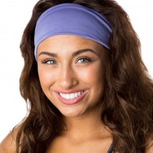Headbands Adjustable & Stretchy Xflex Band Wide Sports Headbands for Women Girls & Teens - C612O4TI6I6 $23.07