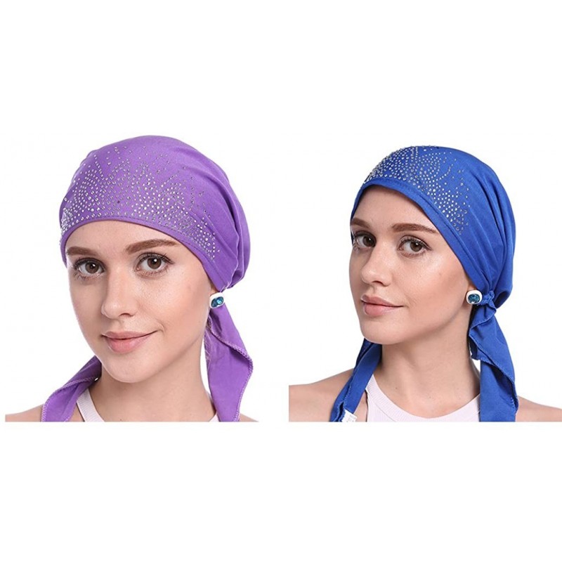 Skullies & Beanies Women's Ruffle Chemo Hat Beanie Scarf- Chemo Beanies- Chemo Head Caps- Head Scarf- Hat for Women Cancer Pa...