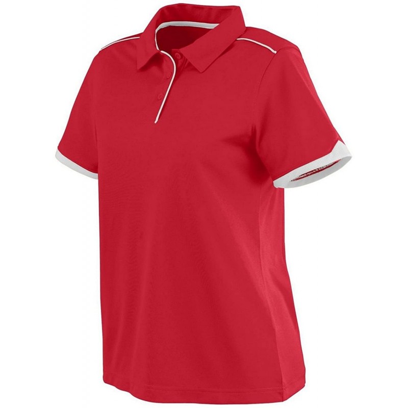Visors Womens Motion Polo - Red/White - CH11VLI87A1 $10.56
