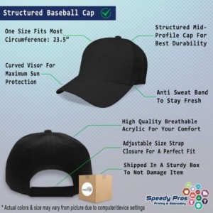 Baseball Caps Custom Baseball Cap Pineapple Embroidery Dad Hats for Men & Women Strap Closure - Black - CN11MQP6JN1 $9.51