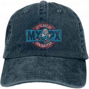Baseball Caps Men's & Women Pigment Dyed Adjustable Jeans Baseball Cap with MxPx Logo - C018XDC5RTK $26.22