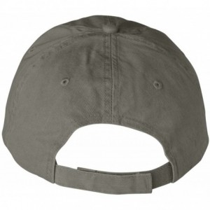 Baseball Caps Solid Low-Profile Sandwich Trim Pigment-Dyed Twill Cap (166) - Taupe - CF1128ROCO5 $10.26