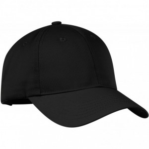 Baseball Caps Men's Nylon Twill Performance Cap - Black - C811NGRLQW7 $17.66