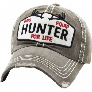 Baseball Caps Outdoor Hunting Tactical Distressed Baseball Cap Dad Hats Adjustable Unisex - (6.1) Olive Hunter for Life - CH1...