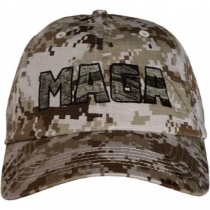 Baseball Caps MAGA Hat - Trump Cap - Digital Sand Camo W/ Army Green Maga - CP18Q4AM25R $38.73