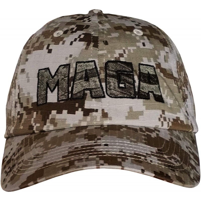 Baseball Caps MAGA Hat - Trump Cap - Digital Sand Camo W/ Army Green Maga - CP18Q4AM25R $15.03