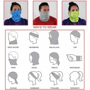 Balaclavas Seamless Face Mask Bandanas for Dust- Outdoors- Festivals- Sports - Sport Grey - CW198D8R9RT $16.62