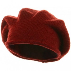 Skullies & Beanies New Rasta Beanie Hat - Red (for Big Head) - Red - CK112KUD4SF $48.15