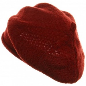 Skullies & Beanies New Rasta Beanie Hat - Red (for Big Head) - Red - CK112KUD4SF $27.36
