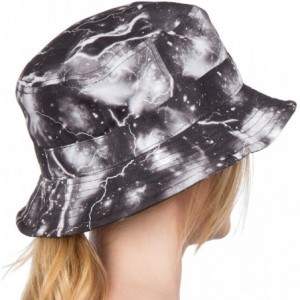 Sun Hats Gemma Colorful Design Cloche Bucket Bell Summer Hat - Black - CO11VP5YZC5 $11.50