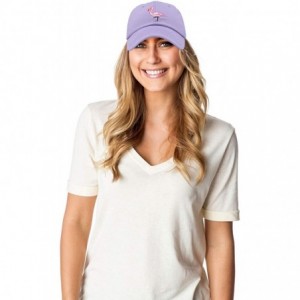 Baseball Caps Flamingo Hat Women's Baseball Cap - Lavender - C418M63CRED $23.70