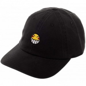 Baseball Caps Radical Ed Smiley Face Kanji Adjustable Hat Ball Cap - C318LZGUAC5 $47.13