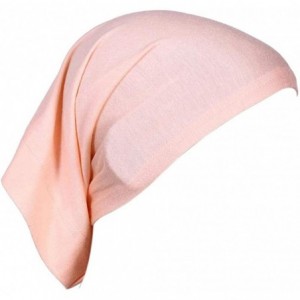 Skullies & Beanies Women's Hijab Cap Under Scarf Bone Bonnet Head Wrap Cover - Khaki - C0120UVBH57 $20.55