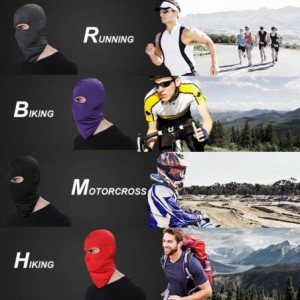 Balaclavas Pack of 1/3 Balaclava Ski Face Mask Windproof Outdoor Sports Hiking for Men Women - Yellow - CZ18ZCTI6RN $11.34