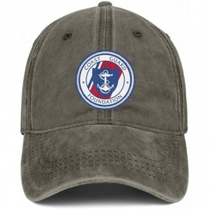 Baseball Caps Custom Men Jeans Dad Hat Unisex Coast Guard Foundation Adjustable Womens Baseball Cap Trucker Cap - CP18Y26TZ5U...