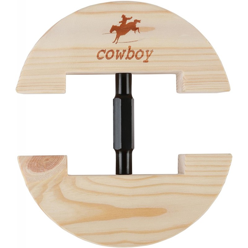 Cowboy Hats Hat Stretcher-Large Size 7 1/2" to 10 5/8"-Colourful Adjustable Buckle Heavy Duty-Easy To Use(Large- Black) - CZ1...