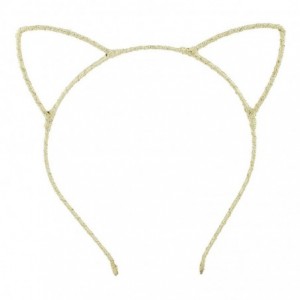 Headbands Gold Brown Silver Tone Wire Cat Ears Fancy Fashion Heaband (3pc) - CU18IN0IZ65 $11.22