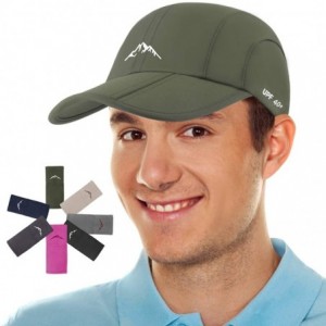 Sun Hats Sport Cap Summer Quick Drying Sun Hat UV Protection Outdoor Cap for Men- Women - Army Green - CD187AEUM20 $24.66