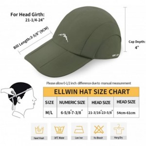 Sun Hats Sport Cap Summer Quick Drying Sun Hat UV Protection Outdoor Cap for Men- Women - Army Green - CD187AEUM20 $11.51